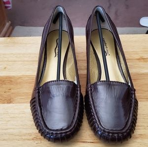 Never used, low heel loafer